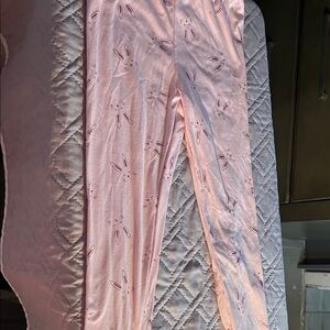 Pink Bunny Print pajama set